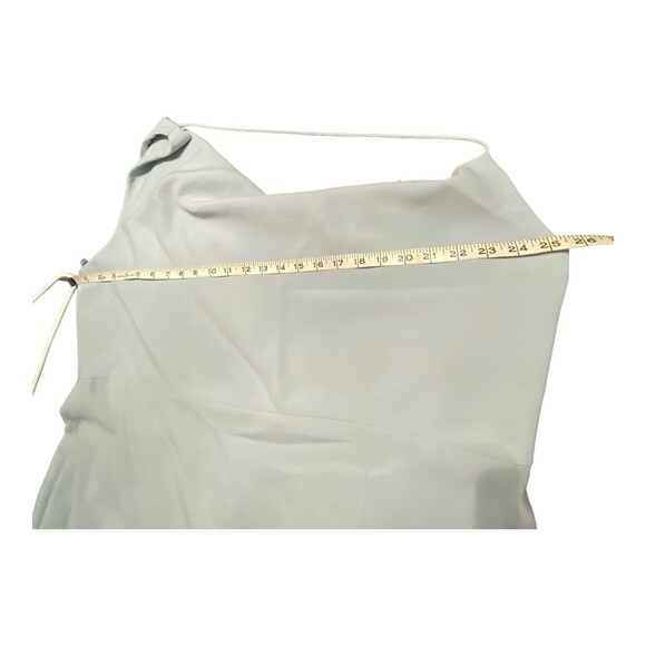 AFTER SIX 6849  Size 24 Maxi Dress One Shoulder Wedding Party Prom Plus Blue - Picture 4 of 6